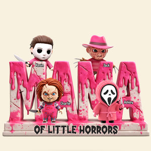 Personalized Gifts For Mom Plaque Mama Of Little Horrors 01qhti120425 - Shaped Plaques - GoDuckee