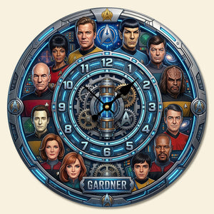 Space Adventure Acrylic Wall Clock Personalized Unique Gifts 04HUTI120326-Homacus