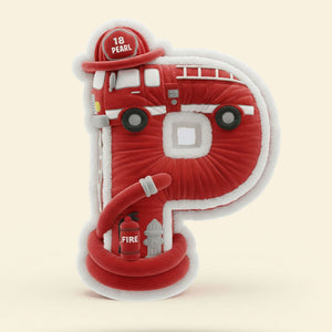 Firefighter Alphabet Initial Letters Custom Shaped Pillow - Personalized Gifts For Firefighters 03ohti081225 - Pillow - GoDuckee