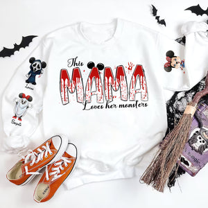This Family Love Their Monsters, Gift For Family, Personalized 3D Shirt, Horror Mouse Kids Shirt, Halloween Gift 02HUTI190923HH - AOP Products - GoDuckee