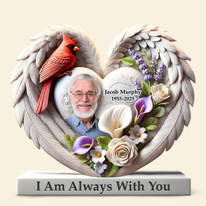 Memorial Heaven Plaque - Custom Photo Gifts 012huti170425 - Shaped Plaques - GoDuckee