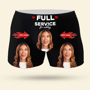 Man Full Service For Her 02ohti091223 Men Boxer Briefs - Upload Face Photo - Boxer Briefs - GoDuckee