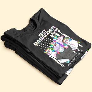 Best Dadacorn Ever 02dnti080623 Personalized Shirt - Shirts - GoDuckee