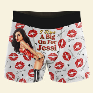 Naughty Couple Boxer - Custom Photo Gifts For Him Men's Boxers 02HUTI261225 - Boxer Briefs - GoDuckee