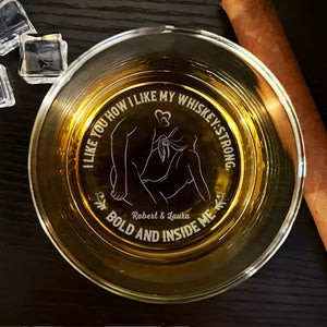 Personalized Gifts For Make Love Couple Whiskey Glass 04NATI220724 - Whiskey Glass - GoDuckee