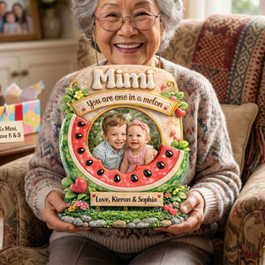 Custom Photo Grandma's Melon Acrylic Plaque - Personalized Gifts For Mom and Grandma 04tyti200326 - Shaped Plaques - GoDuckee