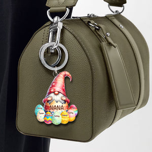 Personalized Easter Gifts For Grandma Keychain 02nati060225 Gnome Nana - Keychains - GoDuckee