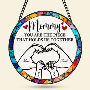 Personalized Gifts For Mom Stained Glass 04xqti210325 - Ornament - GoDuckee