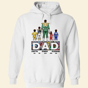 Dad Myth Hero Legend, Personalized Shirt, Gift For Dad, 08hudt130523hh - Shirts - GoDuckee