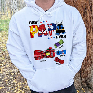 Super Power Dad 03ACDT190523TM Personalized Shirt, Hoodie, Sweatshirt - Shirts - GoDuckee