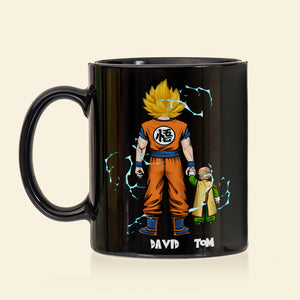 The Power Of Family 03QHDT051223HH Personalized Coffee Black Mug, Gifts For Dad - Coffee Mug - GoDuckee