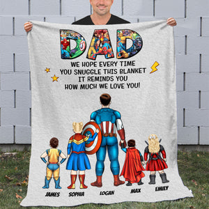 Father's Day- 06nati030523tm Personalized Blanket - Blanket - GoDuckee