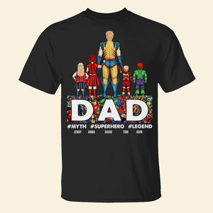 Dad #Myth #Legend, Personalized Shirt, Gift For Dad, 08hudt120523tm - Shirts - GoDuckee
