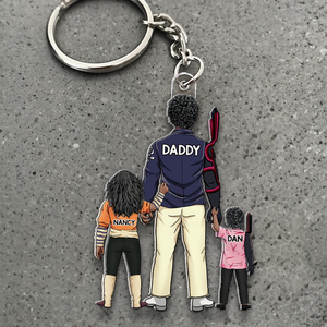 Dad Keychain - Personalized Gifts For Dad 04qhhu070525hg - Keychains - GoDuckee