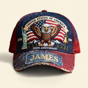 Proud Eagle Classic Cap - Personalized Gifts For Patriots 04qhti280126 - Caps - GoDuckee