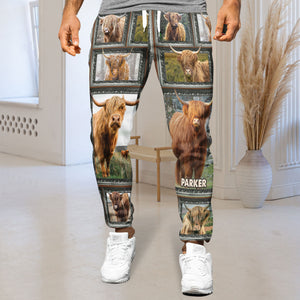 Highland Cow - Personalized Photos Collage Sweatpants 032qhti311224 - Shorts and Pants - GoDuckee