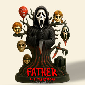 Horror Dad Plaque - Personalized Gifts For Dad 05ohti050525 - Shaped Plaques - GoDuckee