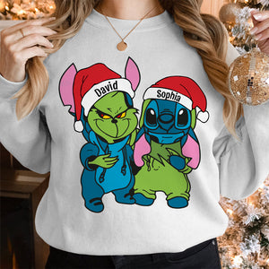 Gift For Couple, Friends, Personalized Shirt, Cartoon Christmas Costume Shirt, Christmas Gift 01ACDT041023 - Shirts - GoDuckee