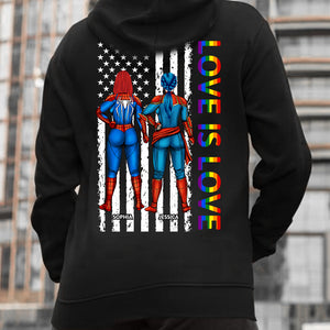 Love Is Love 09DTDT100623TM Personalized Shirt Hoodie Sweatshirt - Shirts - GoDuckee