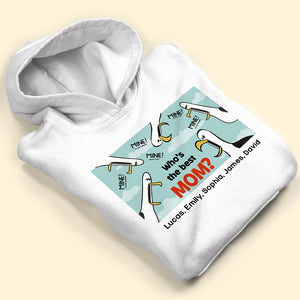 Who's The Best Mom? Personalized Mom Shirt T-shirt-06DNTI100423 - Shirts - GoDuckee