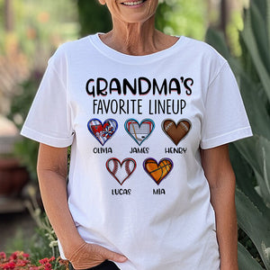 Family Favorite Lineup, Personalized Shirt, Gifts For Family 01HUDT100723 - Shirts - GoDuckee