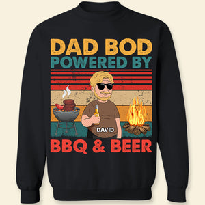 BBQ & Beer Dad 06DTDT240423TM Personalized Shirt Hoodie Sweatshirt - Shirts - GoDuckee