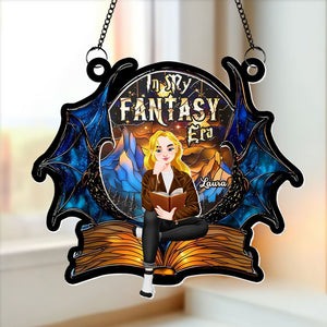 Personalized Gifts For Book Lover Suncatcher Ornament Fantasy Book 013xqti060125pa - Ornament - GoDuckee