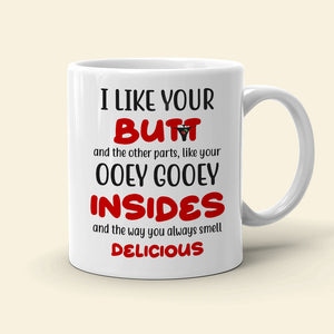 I Like You, Personalized Couple Make Love Mug 03DNDT060323TM - Coffee Mug - GoDuckee
