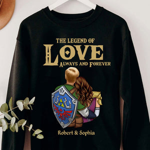 Love Always And Forever - Personalized Couple Shirt - Gift For Couple 04NATI040723HH - Shirts - GoDuckee