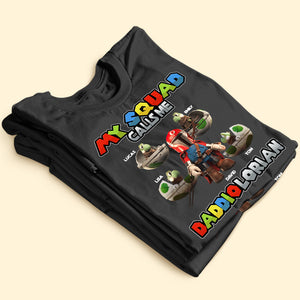 My Squad Calls Me, Gift For Dad, Personalized Shirt, Gamer Dad And Kids Shirt 02HUTI300523 - Shirts - GoDuckee