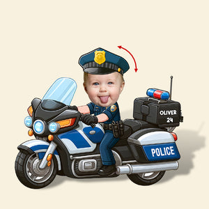 Custom Photo Gifts For Police Shaking Head Standee Cute Gifts - Shaking Head Standee - GoDuckee