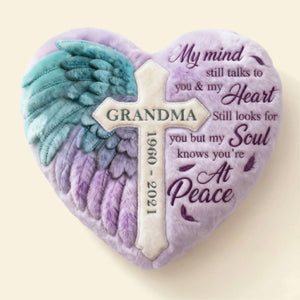 Heaven Angel Wing Shaped Pillow - Personalized Keepsake To Remember Loved One 03QHTI191225 - Pillow - GoDuckee