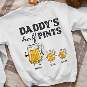 Daddy's Half Pints, Personalized Shirt, Gift For Dad, Beer Dad And Kids - Shirts - GoDuckee