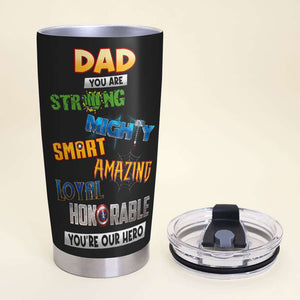 Dad You Are Great Personalized Tumbler - 01QHTI240523HA - Tumbler Cup - GoDuckee