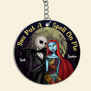 You Put A Spell On Me-Personalized Keychain- Gift For Him/ Gift For Her-Couple Keychain-PW-KCH-05hudt140823 - Keychains - GoDuckee