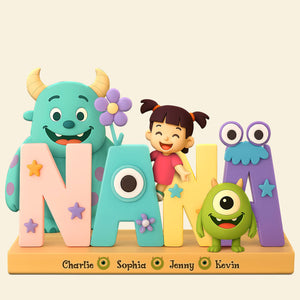 Personalized Gifts For Mom Acrylic Plaque, Monster Fans 05TGTI110425 - Shaped Plaques - GoDuckee