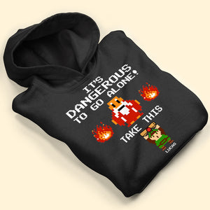 It's Dangerous To Go Alone 03NATI240523 Personalized Graduate Shirt - Shirts - GoDuckee