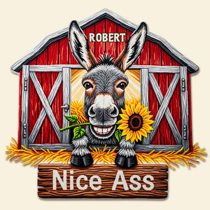 Funny Donkey Doormat - Personalized Gifts For Donkey Lovers 02nati140825 - Doormat - GoDuckee