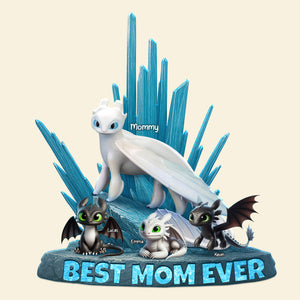 Dragon Mom Plaque - Personalized Gifts For Mom 041ohti190425 - Shaped Plaques - GoDuckee