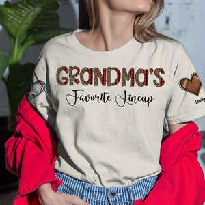 Family Favorite Lineup, Personalized 3D Shirt, Gifts For Family 04HUDT200923 - AOP Products - GoDuckee