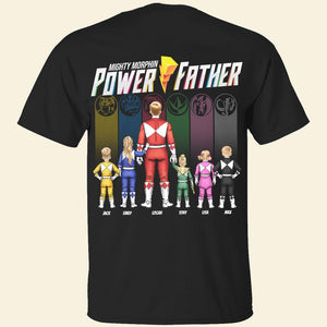 Mighty Morphin Power Father, Personalized Shirt, Gift For Family, 05huti050623hh - GRER2005 - Shirts - GoDuckee