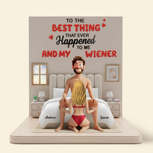 Couple The Best Thing Acrylic Plaque - Personalized Gifts For Couple 03kiti121225 - Shaped Plaques - GoDuckee