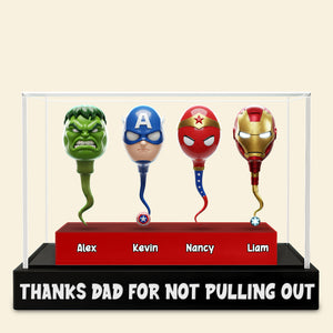 Super Sperm Dad Plaque - Personalized Gifts For Dad 04ohti170525 - Shaped Plaques - GoDuckee
