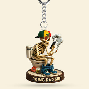 Doing Dad Sh** Keychain - Personalized Gifts For Dad 04toti190525 - Keychains - GoDuckee