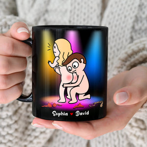 I Work To Support My Husband's 03DTDT130323HH Personalized Funny Couple Mug - Gift For Couple - Coffee Mug - GoDuckee