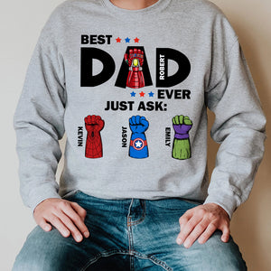 Best Dad Ever 02DTDT200523HA Personalized Shirt, Gifts For Dad - Shirts - GoDuckee
