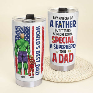 My Dad, Gift For Father's Day, 01HTDT250423TM Personalized Family Tumbler - Tumbler Cup - GoDuckee