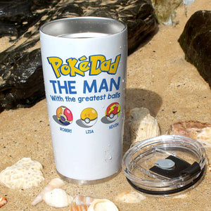 Personalized Tumbler Cup, The Man With The Greatest Balls, Gift For Dad-5OHDT010623 - Tumbler Cup - GoDuckee