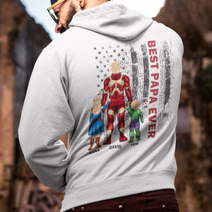 Best Papa Ever, Personalized Father's Day Shirt-7ACDT010523 - Shirts - GoDuckee