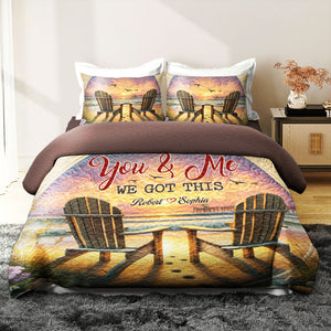Personalized Gifts For Couple Quilt Bedding Set 03kati140125 - Blanket - GoDuckee